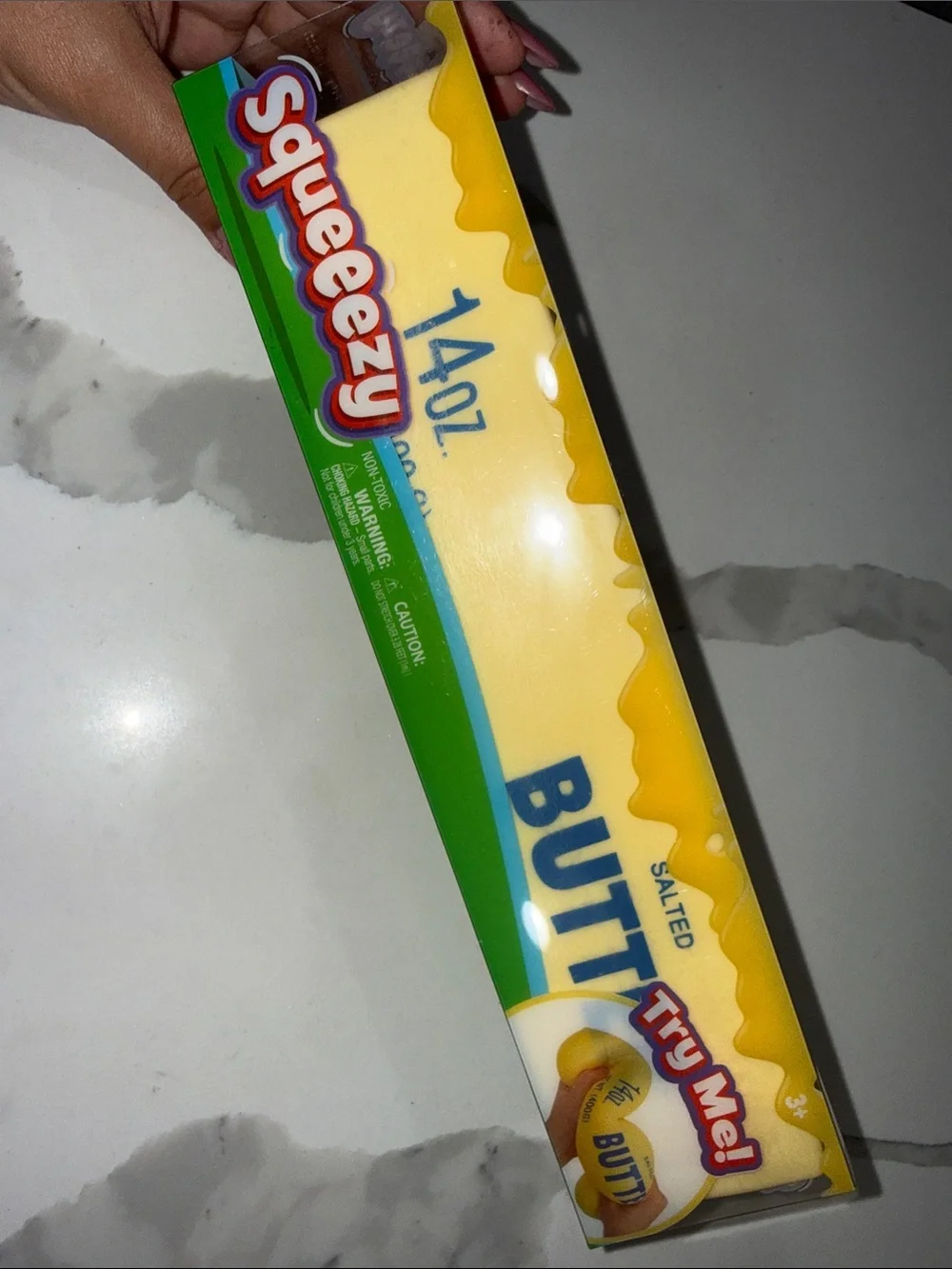 Salted Butter Squeeze Toy - Yellow
